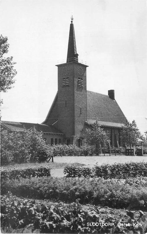 (304-216-025) Slootdorp Geref. Kerk, Verzamelen, Ansichtkaarten | Nederland, Noord-Holland, Verzenden