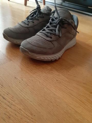 Ecco exostride dames schoenen 38 taupe grijs nubuck leer beschikbaar voor biedingen