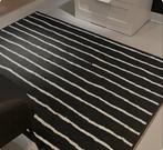 Black white stripe Ikea carpet in good condition, 100 tot 150 cm, 150 tot 200 cm, Rechthoekig, Zo goed als nieuw