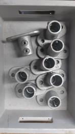 Buiskoppeling 33,7mm ovale voetplaten 8 stuks, Ophalen of Verzenden, Nieuw, Overige typen