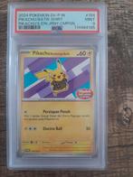 Pikachu Batik PSA 9 154 (zeldzaam), Ophalen of Verzenden, Zo goed als nieuw