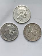Prachtige zilveren willem 3 rijksdaalders 1866, 1867 en 1868, Ophalen of Verzenden, Bulgarije
