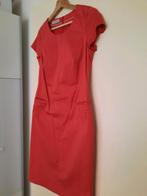 Elegante oranjerode jurk van René Lezard - Maat 38, Maat 38/40 (M), Rene lezard, Oranje, Ophalen of Verzenden
