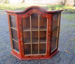 Hindelopen hang kastje, Met deur(en), Glas, Hindelopen, Zo goed als nieuw