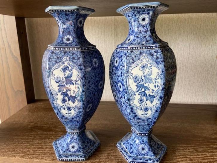 Antieke Petrus Regout Kast Stel rond 1900, Antiek en Kunst, Antiek | Vazen, Ophalen