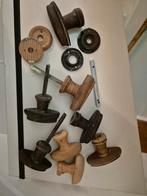 nostalgische  houten deurknoppen, Gebruikt, Ophalen of Verzenden