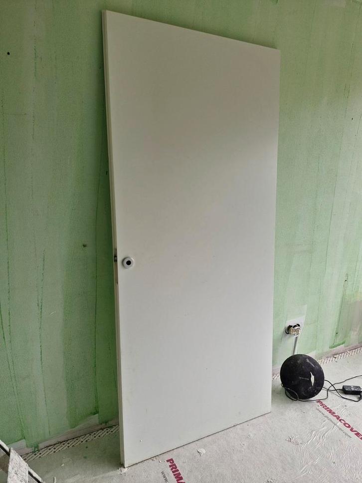 Gebruikte binnendeur brandwerend. GRATIS, Doe-het-zelf en Verbouw, Deuren en Horren, Gebruikt, Binnendeur, 200 tot 215 cm, 80 tot 100 cm