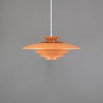 Deense Hanglamp met Oranjebruin Tinten - Scandinavisch, Scandinavisch design, Ophalen of Verzenden, Zo goed als nieuw, 75 cm of meer