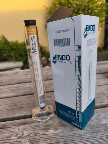 Hydrometer & Maatcilinder Set - Wijn & Bier beschikbaar voor biedingen
