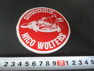 sticker motor cross motocross supportersclub nico wolters beschikbaar voor biedingen