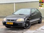 Honda Civic 1.4i S|Zwart|Sportief geluid|Rijdt en schakelt g, Auto's, Oldtimers, Origineel Nederlands, Te koop, 5 stoelen, 14 km/l