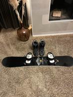 Snowboard Set Nidecker 157 + Salomon Bindingen + Schoenen, Sport en Fitness, Snowboarden, Ophalen of Verzenden, Gebruikt, Board