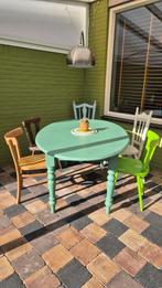 Ovale tafel - Stijlvol en uniek, Huis en Inrichting, Ophalen, Gebruikt, Landelijk, Vier personen