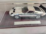 LAMBORGHINI MIURA P400   ATLAS  SILVER-CARS  COLLECTION, Ophalen of Verzenden, Zo goed als nieuw, Auto, Overige merken