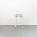 5 Hay about a Stool AAS38 barkruk 75 cm Grijs Leer, Huis en Inrichting, Barkrukken, Niet ingevuld, Niet ingevuld, Zo goed als nieuw