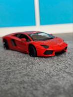 Lamborghini aventador 1:18, Ophalen of Verzenden, Zo goed als nieuw