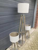 T.K. 2 Diga Colmore Tafellampen & 1 Vloerlamp, Huis en Inrichting, Ophalen, Gebruikt, Metaal, 100 tot 150 cm