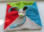 Knuffeldoek konijn merk Happy Horse met speenbandje, Ophalen of Verzenden, Zo goed als nieuw, Konijn