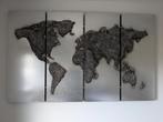 Wereldkaart, Huis en Inrichting, Woonaccessoires | Wanddecoraties, Ophalen, Zo goed als nieuw