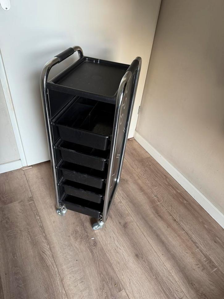 Gebruikte Werkwagen - Compleet, Huis en Inrichting, Woonaccessoires | Kapstokken, Gebruikt, Overige typen, Metaal, Ophalen