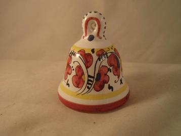 B277 Vintage handgeschilderd f.c. Deruta Italy tafelbelletje beschikbaar voor biedingen