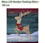 Rendier met twinkle verlichting, Diversen, Ophalen, Nieuw