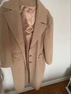Camelkleur wollen jas maat 44, Kleding | Dames, Ophalen of Verzenden, Gedragen, Maat 46/48 (XL) of groter, Bruin