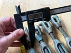 4 x bronzen wantspanner / spanner brons, Watersport en Boten, Ophalen of Verzenden, Gebruikt, Overige typen