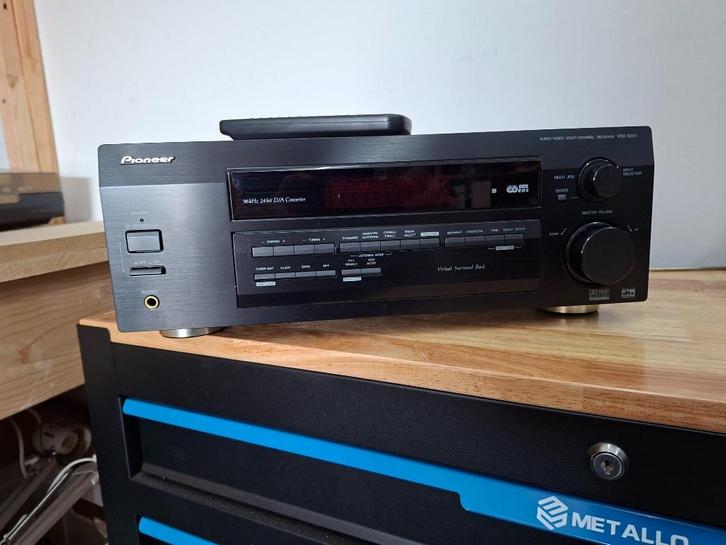nieuwstaat pioneer versterker  pioneer vsxd511, Audio, Tv en Foto, Versterkers en Receivers, Zo goed als nieuw, 120 watt of meer