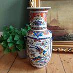 Lucky Vintage Japanse vaas met vogeltjes keramiek, Ophalen, Overige kleuren, ., Aardewerk of Porselein