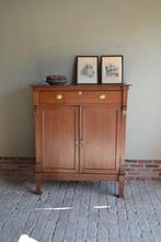 Prachtige strakke antieke eiken houten Empire meidenkast., Verzenden