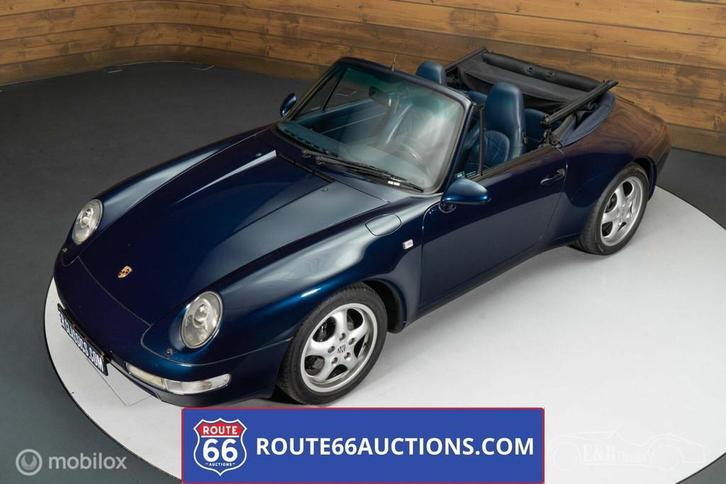 Porsche 911 Carrera Cabriolet | 1997 | Route 66 Auctions, Auto's, Oldtimers, Bedrijf, Te koop, Porsche, Benzine, Overige carrosserieën