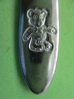 (KB5042) Kinderbestek Zittend beertje lepel, Ophalen of Verzenden, Gebruikt