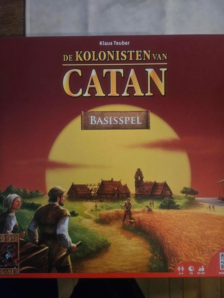 Kolonisten van Catan - Basisspel, Hobby en Vrije tijd, Gezelschapsspellen | Bordspellen, Gebruikt, Drie of vier spelers, Ophalen of Verzenden