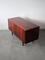 Vintage Deens dressoir in palissander (2 beschikbaar), Ophalen, 100 tot 150 cm, Onbekend, Vintage retro midcentury Deens design