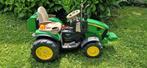 Peg Perego john deere Electrische tractor met accu, Kinderen en Baby's, Speelgoed | Buiten | Skelters, Ophalen, Zo goed als nieuw