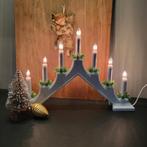 Kaarsenbrug / Kaarsentrappetje - Raamdecoratie kerst, Huis en Inrichting, Lampen | Vloerlampen, Kunststof, Gebruikt, Kerst, Ophalen of Verzenden