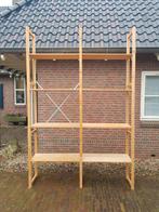 Zeer nette Lundia houten stelling legbordstelling 40cm diep, Ophalen, Zo goed als nieuw