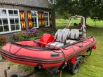 Quicksilver RIB 3.8m met 25pk Mercury + Trailer, Watersport en Boten, Rubberboten, Ophalen, Quicksilver, Gebruikt, Benzine