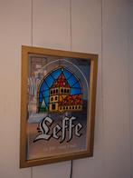 Prachtige Leffe Franse lichtbak bier reclame, Verzamelen, Biermerken, Ophalen of Verzenden, Zo goed als nieuw, Reclamebord, Plaat of Schild