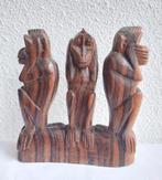 Amsterdamse School aap beeld Coromandel hout Artdeco, Antiek en Kunst, Ophalen of Verzenden