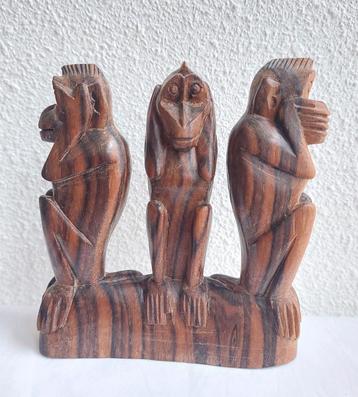 Amsterdamse School aap beeld Coromandel hout Artdeco  beschikbaar voor biedingen