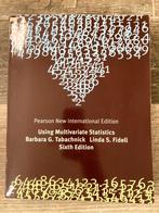 Using Multivariate Statistics (6de druk, ISBN 9781292021317), Boeken, Studieboeken en Cursussen, Tabachnick, Ophalen of Verzenden