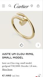 Cartier juste un clou-ring orgineel., Sieraden, Tassen en Uiterlijk, Ringen, Ophalen of Verzenden