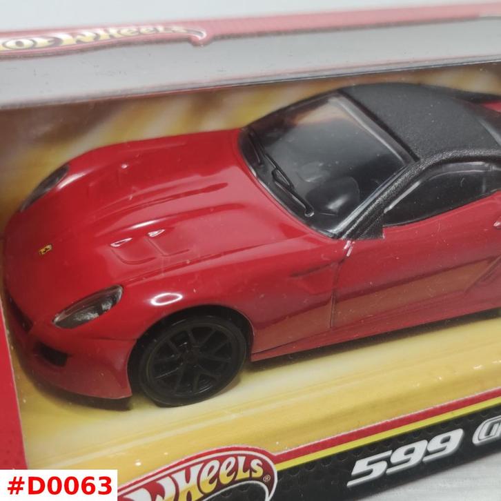 Hot Wheels Mattel 1:43 Ferrari 599 GTO Nieuw OVP HotWheels, Hobby en Vrije tijd, Modelauto's | 1:43, Nieuw, Auto, Overige merken