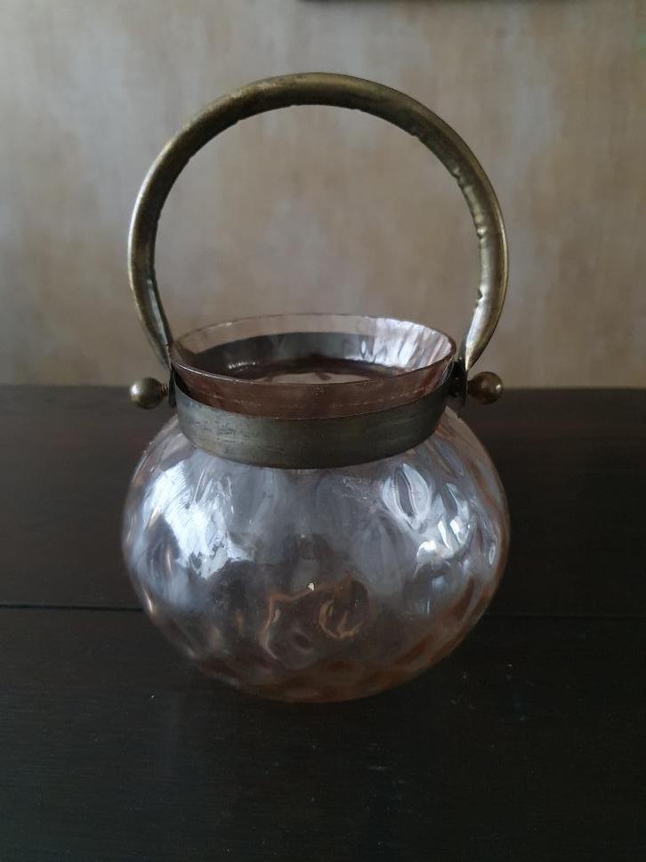 Pot/Schaal met Hengsel, Huis en Inrichting, Woonaccessoires | Overige, Gebruikt, Ophalen of Verzenden