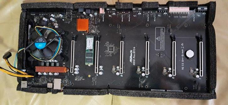 Mining set asrock H510 pro btc + i5 11600T en 32gb, Computers en Software, Moederborden, Zo goed als nieuw, DDR4, Ophalen of Verzenden
