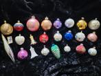 23x oude retro kerstballen (7), Ophalen of Verzenden