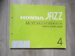 Honda Jazz Parts Catalogue 4, Ophalen of Verzenden, Zo goed als nieuw, Honda, Honda