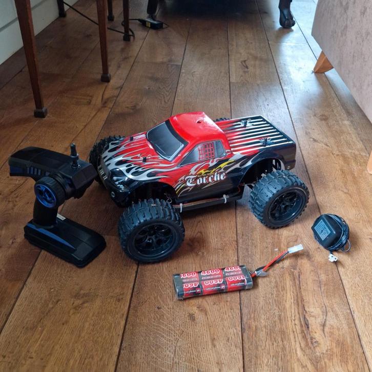 Amewi Torche radiografische Monster Truck, Hobby en Vrije tijd, Modelbouw | Auto's en Voertuigen, Gebruikt, Truck, Groter dan 1:32